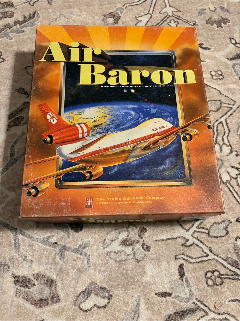 Avalon Air Baron vintage 90’s board Game in Box